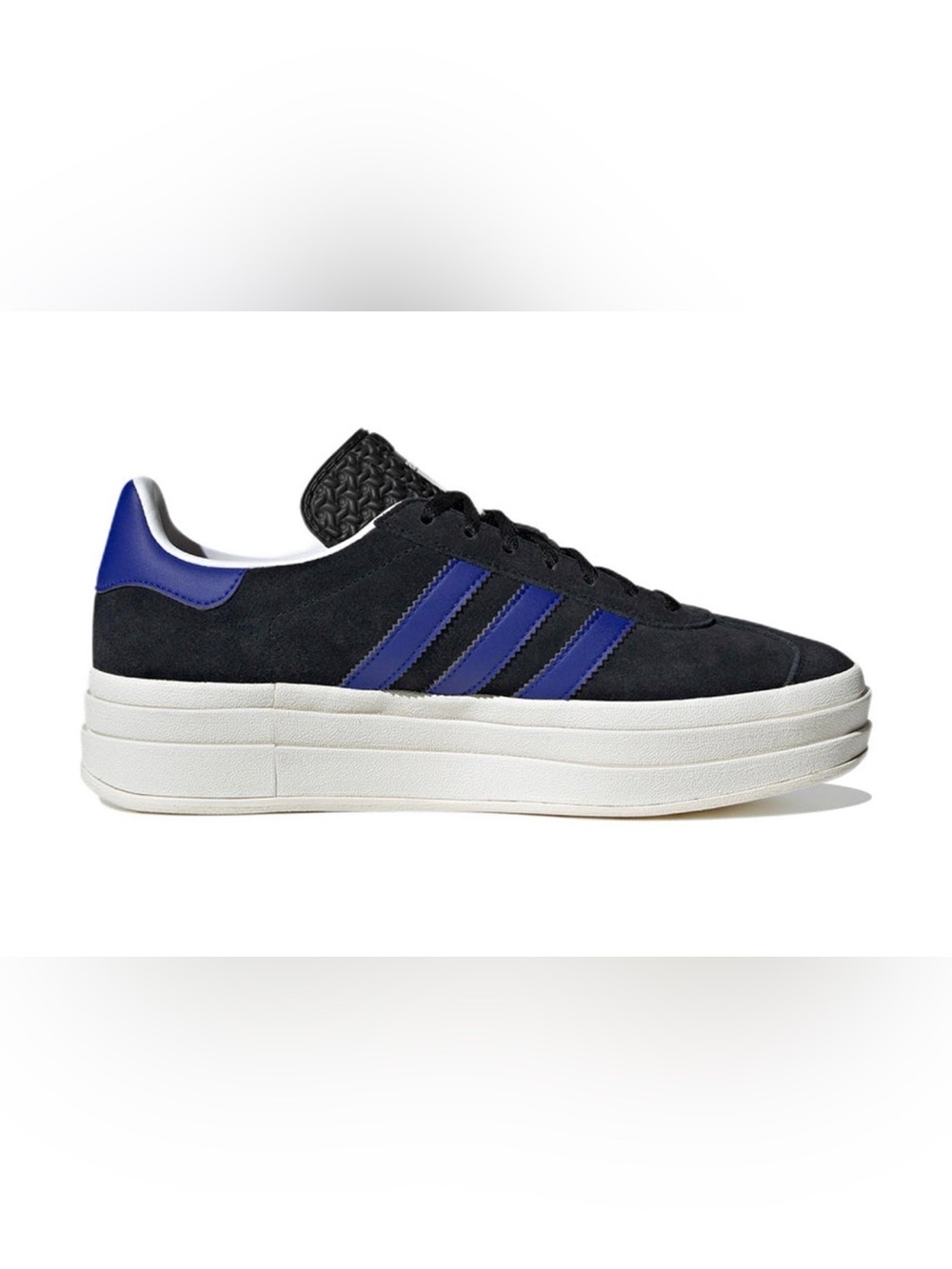 Adidas Gazelle Bold HQ4408 Black Lucid Blue Platform Sneakers Women’s NWT
